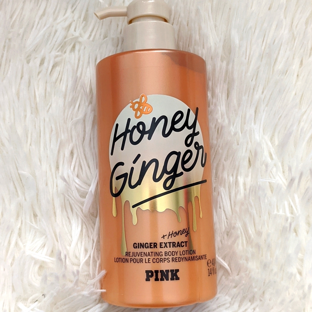 Victoria Secret Pink HONEY GINGER REJUVENATING BODY LOTION - Picture 2 of 7